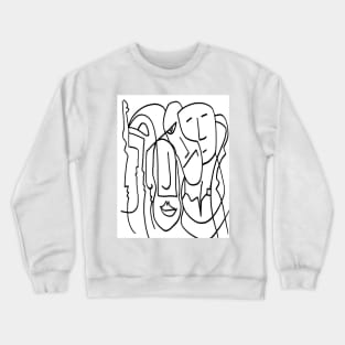 AP Number 11 portrait - revisited Crewneck Sweatshirt